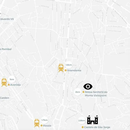 Апартаменты Marques De Pombal Metropolitan Flat *